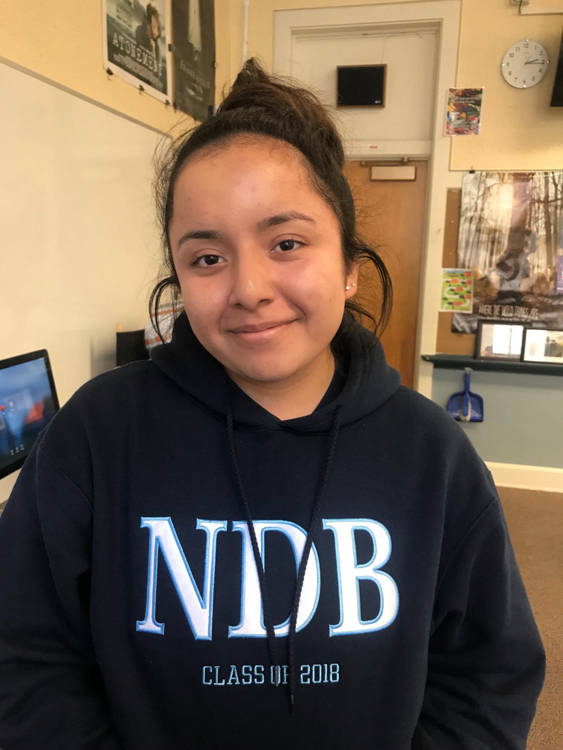 “It’s been good so far. I’m kind of going into it blind even though teachers and counselors have been helping. It’s just a lot of stuff I’m figuring out because I’m the oldest child in my family and I don’t have an example. So, my parents and I are doing a lot of research and all of our questions are getting answered. But so far so good, I’m really excited to apply and hear back from colleges and to see where I’m going and I can’t wait!”