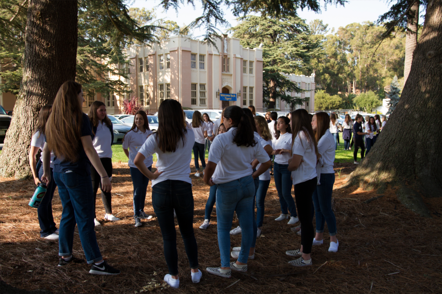 Freshmen meet ASB leaders to learn more about everyday life at NDB.