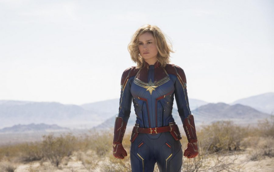 Brie Larson stars as Captain Marvel.