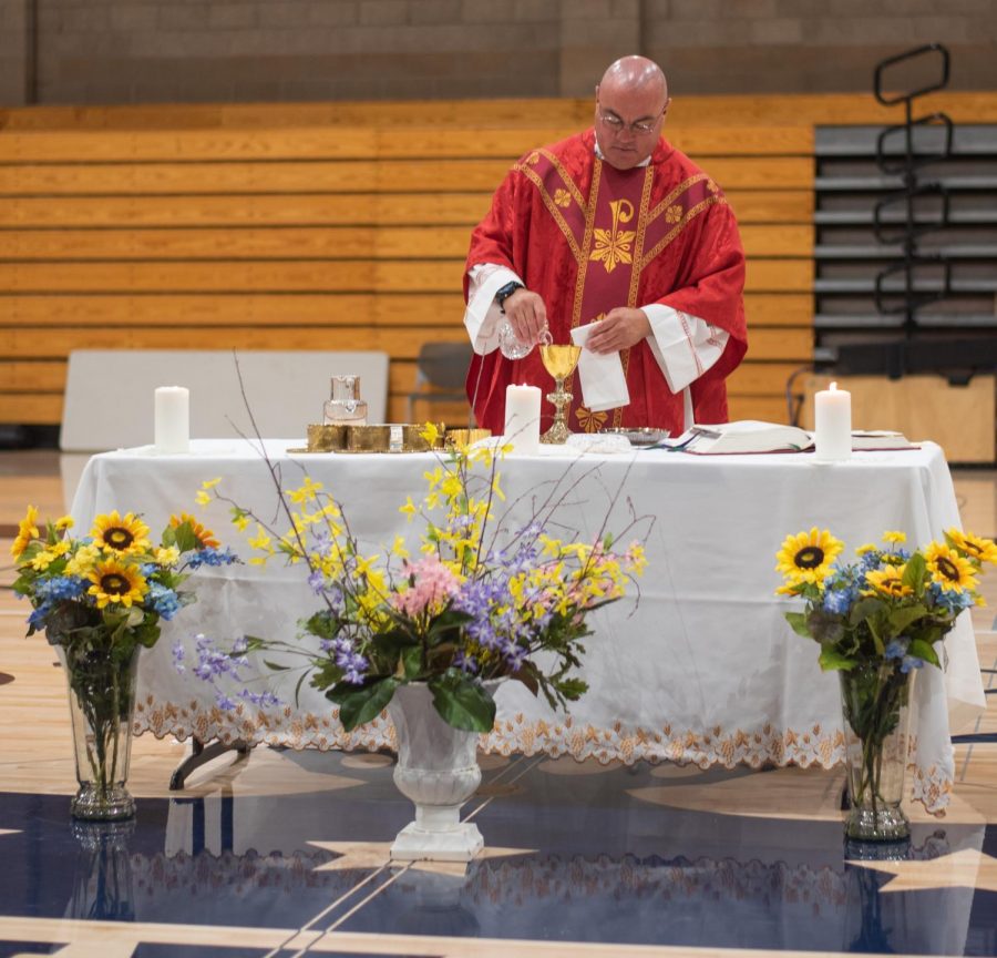 The NDB community celebrates its annual Mass of the Holy Spirit with Father Tom V. Martin.