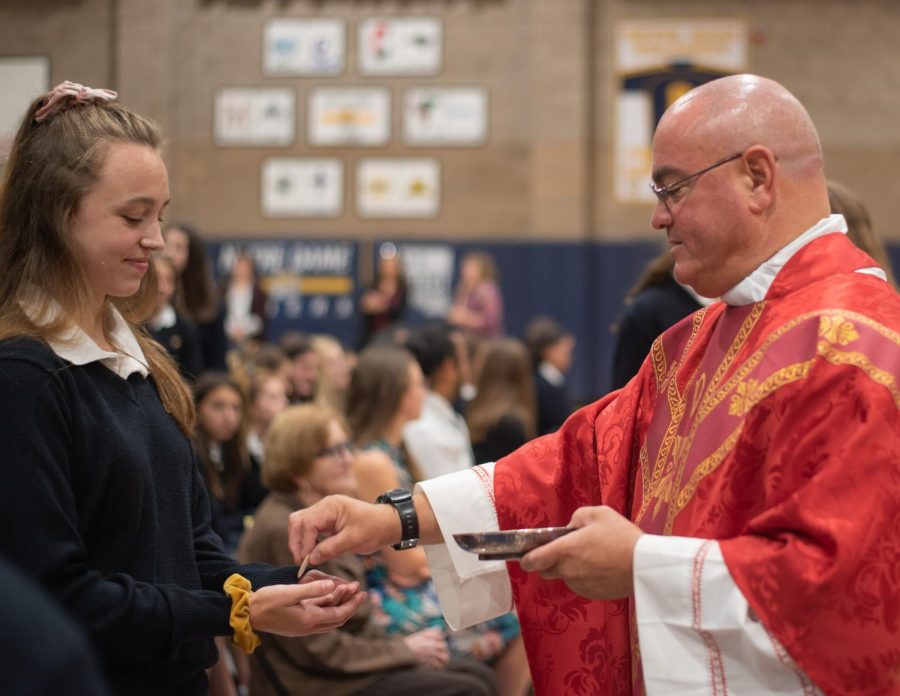 The+NDB+community+celebrates+its+annual+Mass+of+the+Holy+Spirit+with+Father+Tom+V.+Martin.