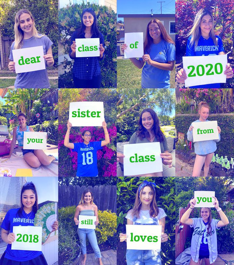 NDB alumnae from the Mavericks, Class of 2018 send a message to their sister class, the Gators, the Class of 2020.