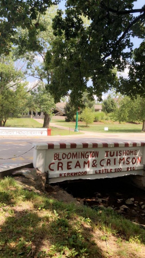 The Indiana University campus is closed for now, but plans to open in the fall.