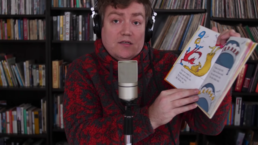 Many authors, celebrities, and other do storytime online and read children's books.  Wes Tank raps several of Dr. Seuss' books over Dr. Dre's hip hop beats.