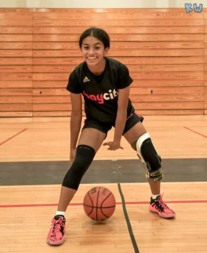 Senior Alaiyah San Juan hopes to take her basketball journey to the next level through athletic recruiting.