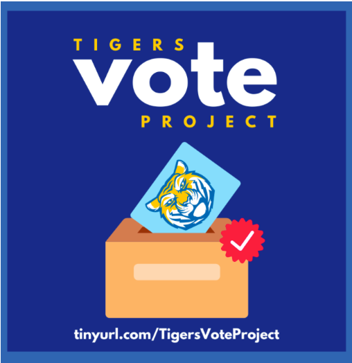 The Tigers Vote Project was created by the NHS Board and encourages all eligible members of the NDB community to vote.