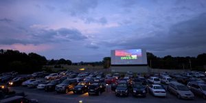 Seniors get ready for their drive in-movie
