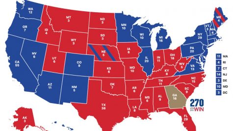 The 2020 Electoral College is mapped out a few days after Election Day.