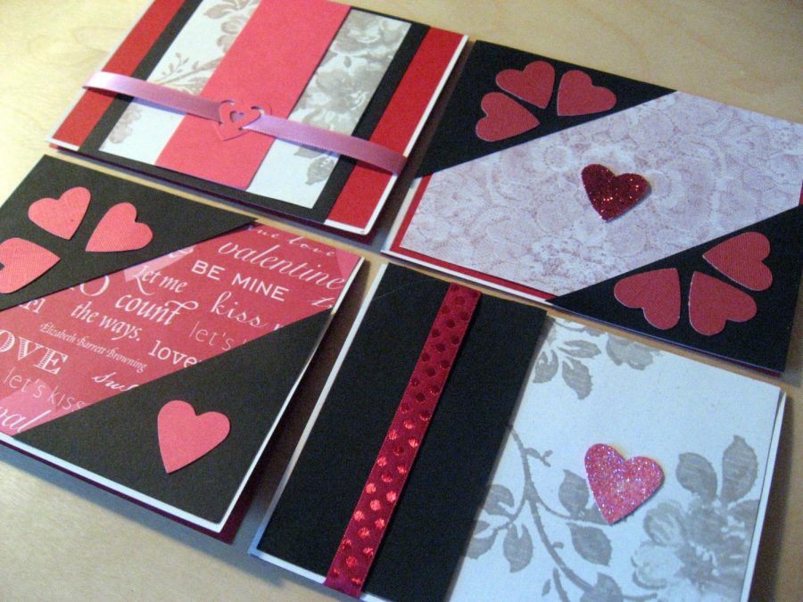 Making or giving Valentines cards can uplift the spirits of both parties. 