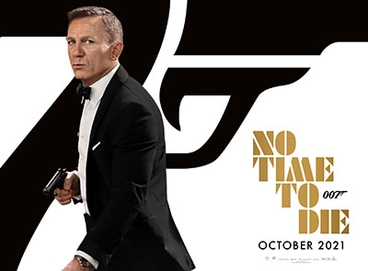 James Bond (Daniel Craig) in No Time to Die movie poster