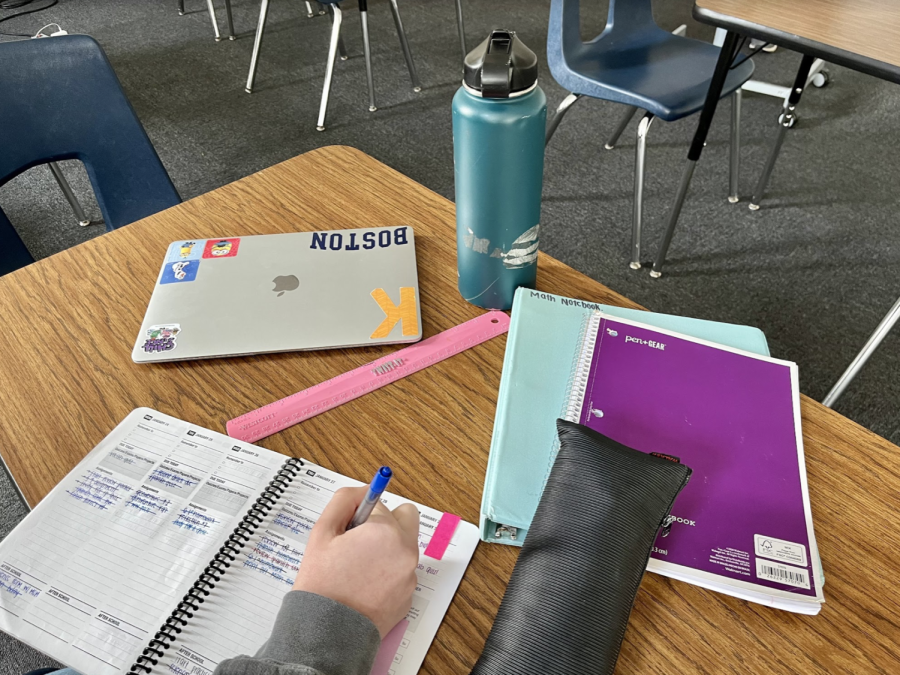 School supplies such as planners, notebooks and devices are essential for success during the spring semester.
