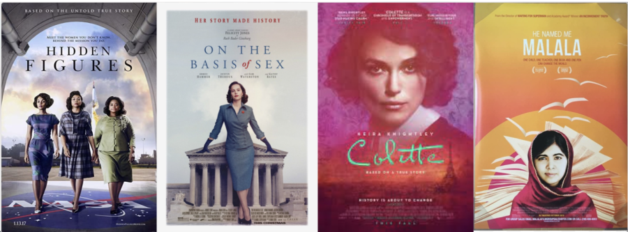 Hidden Figures, On The Basis Of Sex, Colette, and He Named Me Malala are must watches during Womens History Month.