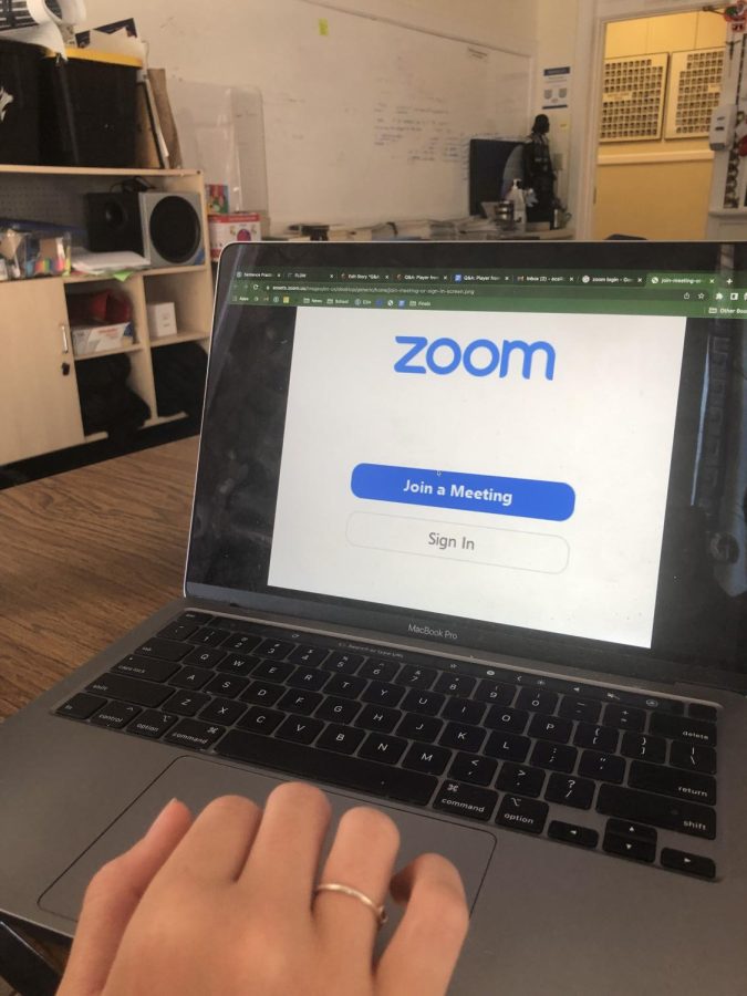 Emma Callicott joins Zoom for the last time this year.