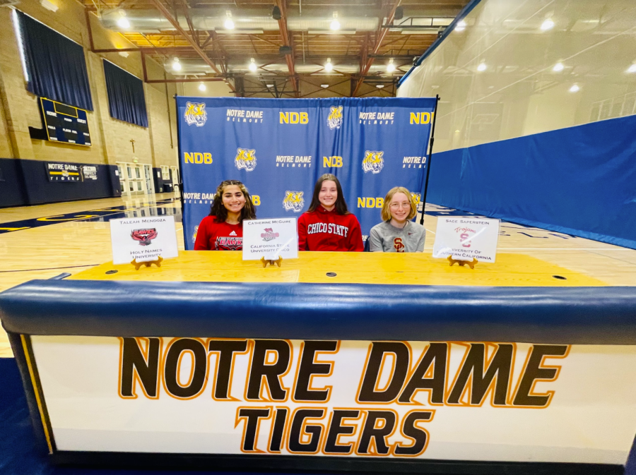 Mendoza, McGuire and Saperstein commit to play collegiate sports on Signing Day.