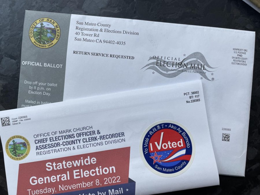 Official voting ballots to be sent on Election Day.