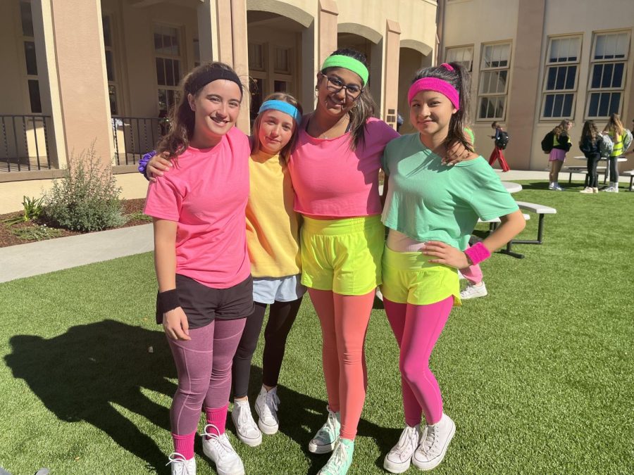 Juniors dressed in their best 80s-inspired outfits for Throwback Thursday.