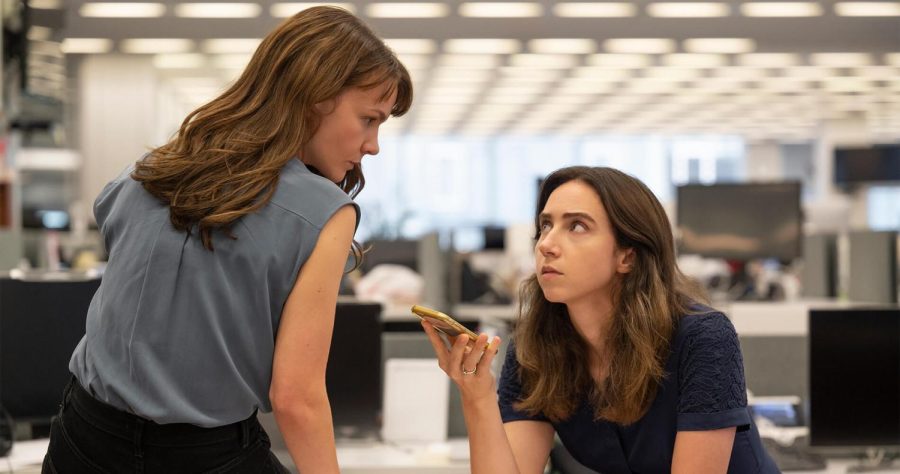 Actresses Carey Mulligan and Zoe Kazan star as New York Times reporters Megan Twohey and Jodi Kantor.