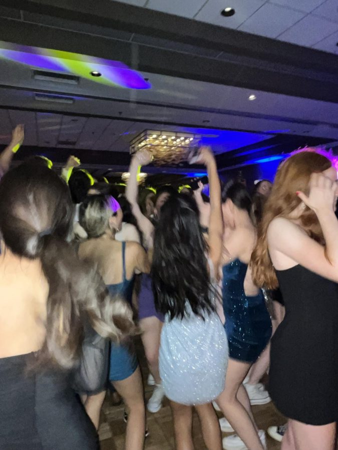 Students dance the night away at the annual winter formal.