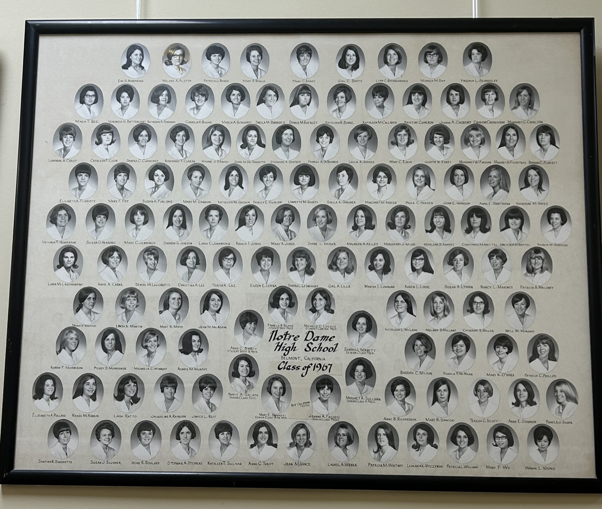 The graduating class of 1967, which had boarding school students in it.