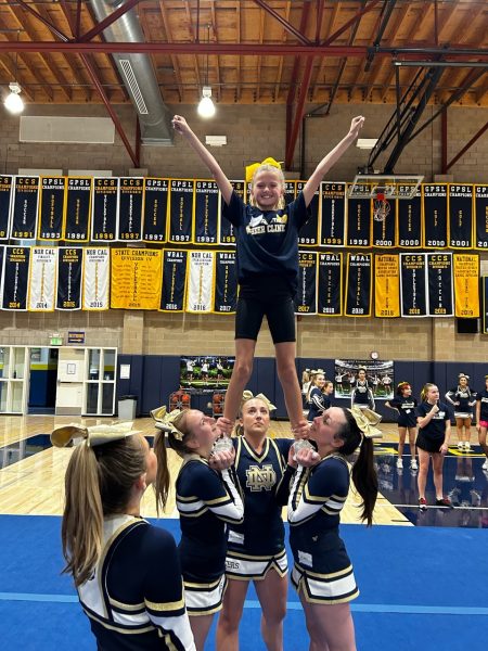 NDB hosts a middle school cheer clinic