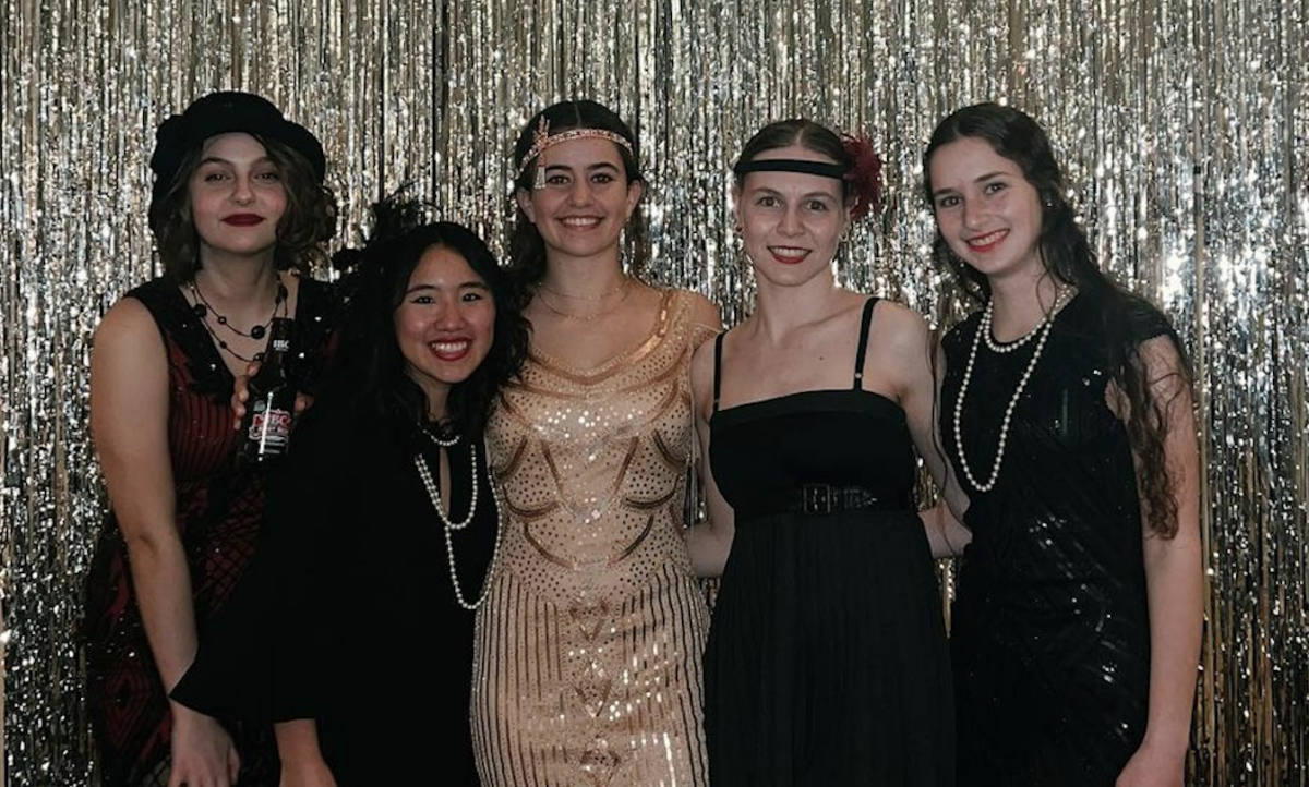 The juniors dressed as famous figures from the 1920s the annual Gatsby Ball.