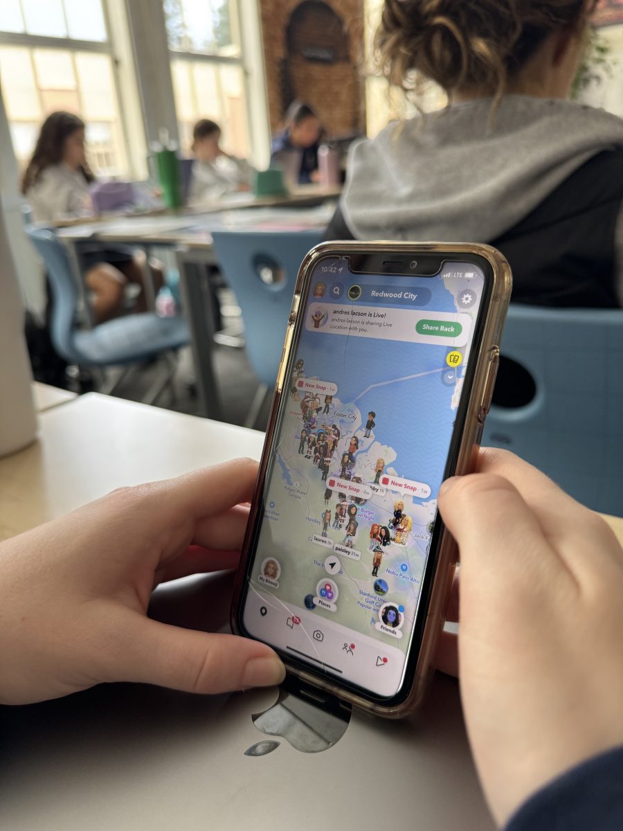 Snapchat allows users to see each others locations through Snapmaps.