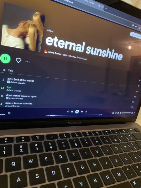 Grandes album, Eternal Sunshine, dropped on music services in March this year.
