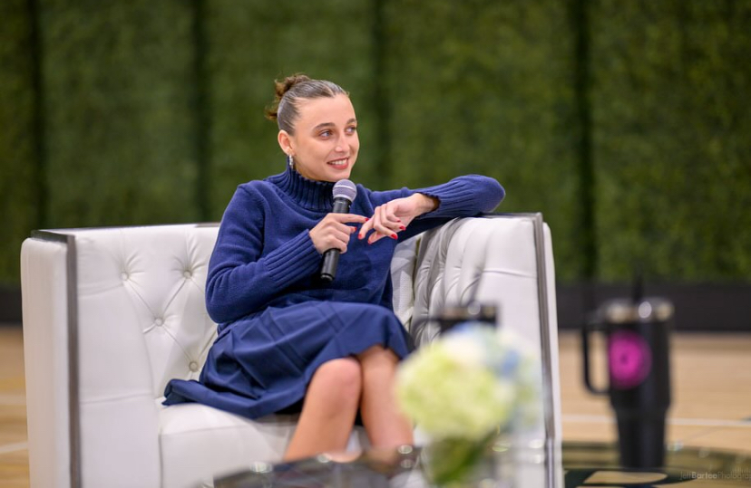 Emma Chamberlain speaks to the NDB community on how she overcame mental challenges, navigates a work-life balance and how to make tough decisions after high school. 