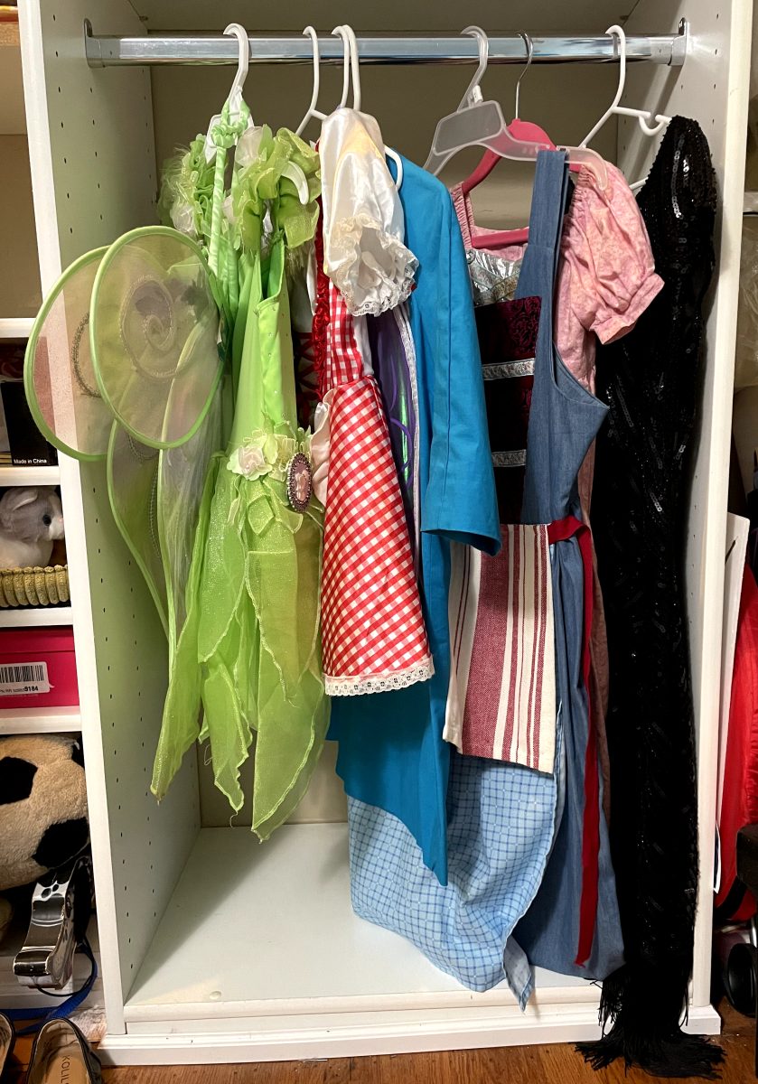 Many costumes are worn once and then get either thrown away or put in a closet.