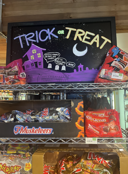 Stores offer a variety of candy.