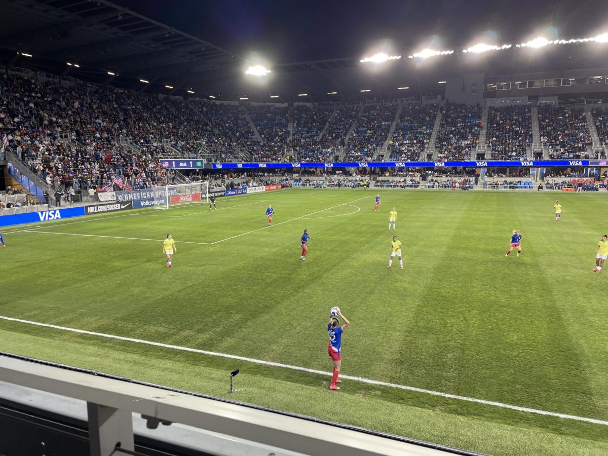 In early April, the USWNT played a match in front of a sold-out crowd at PayPal Park in San Jose.