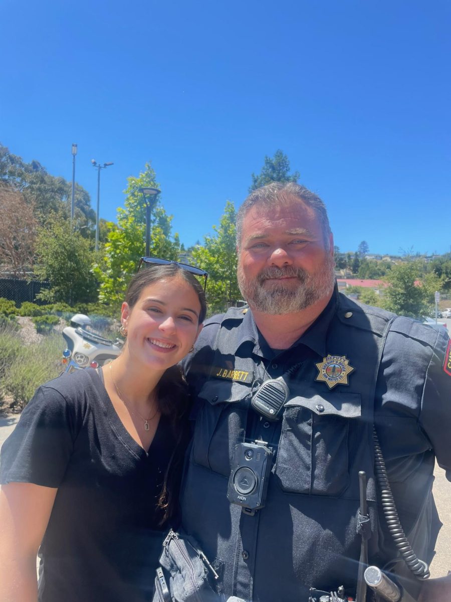 Deputy Sheriff John Barret (Left) his daughter Sammi Barret (Right)