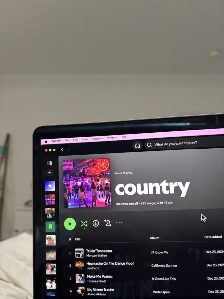 Senior Sophia Wentley shares that one thing she cannot live without is Spotify. 