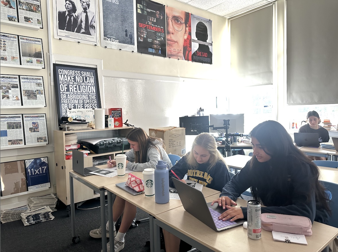 Students push through another long day of school, working persistently in their classes.