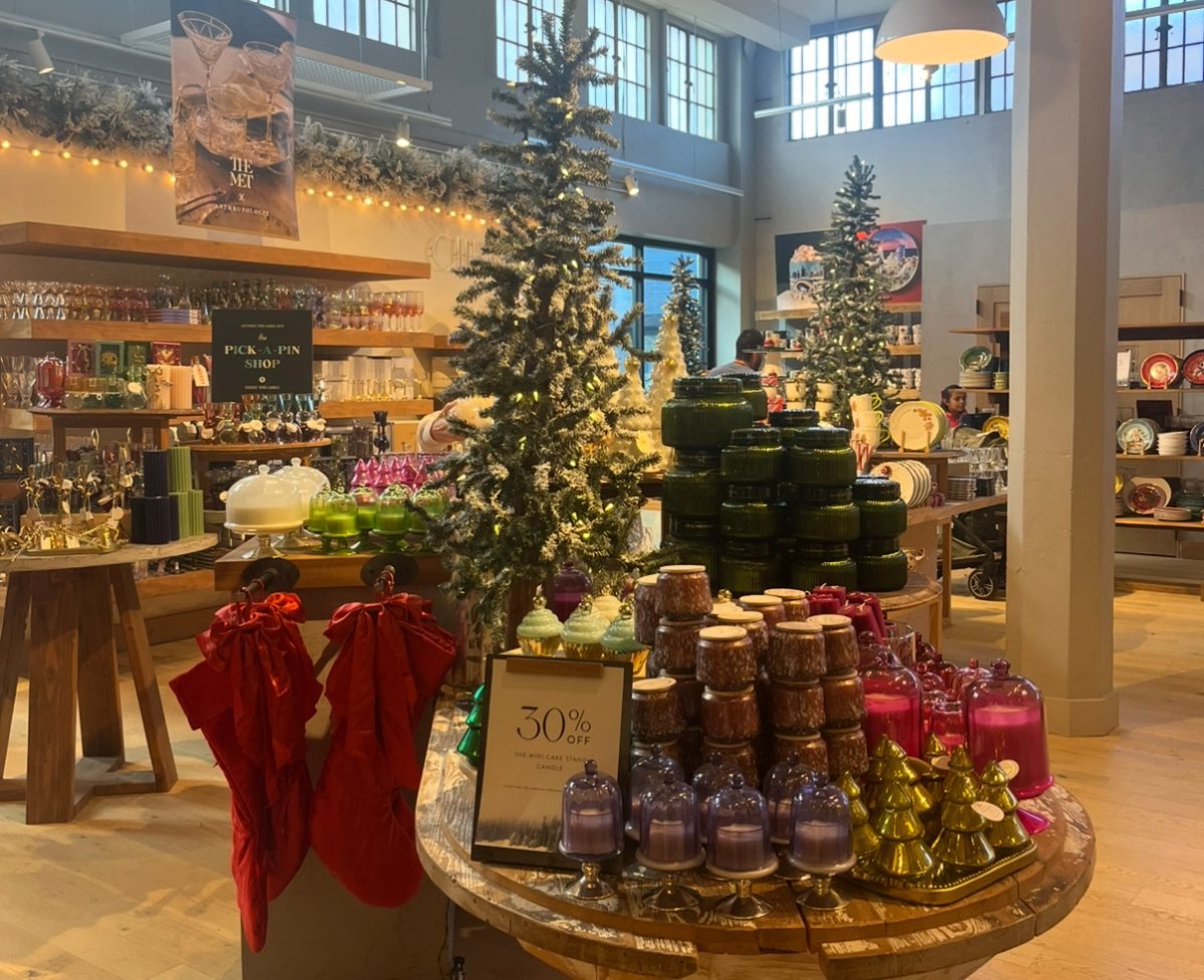 Holiday decorations and seasonal products have begun hitting many local stores.