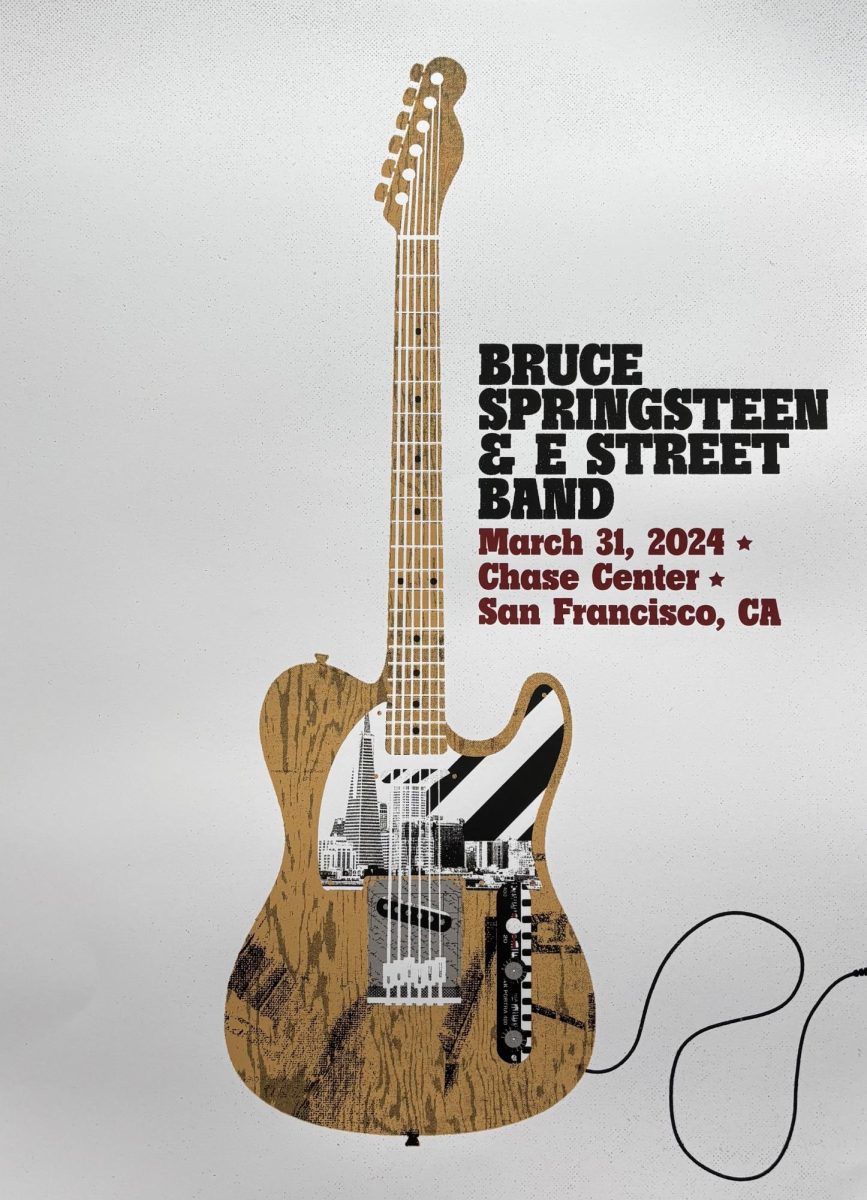 A Bruce Springsteen poster from 2024.