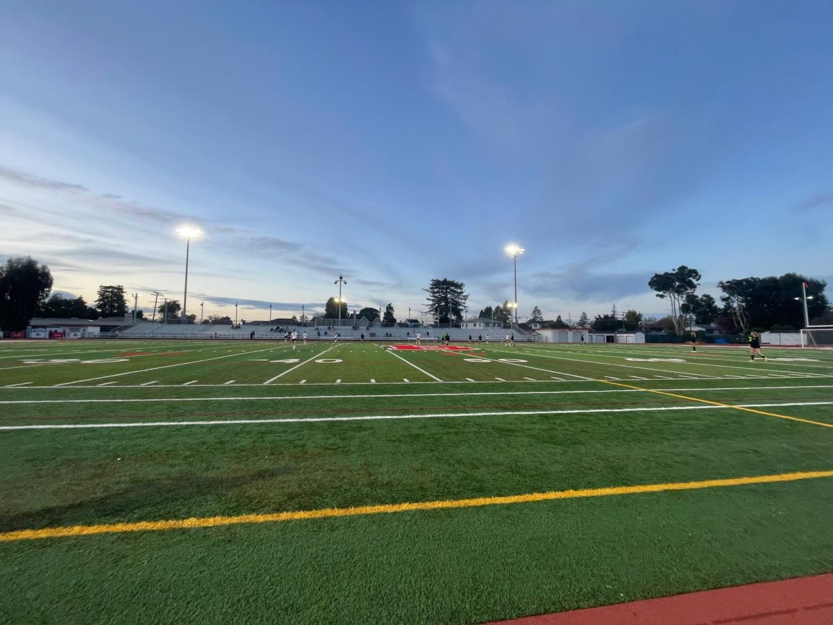 NDB varsity soccer playing their first preseason scrimmage against Burlingame High School