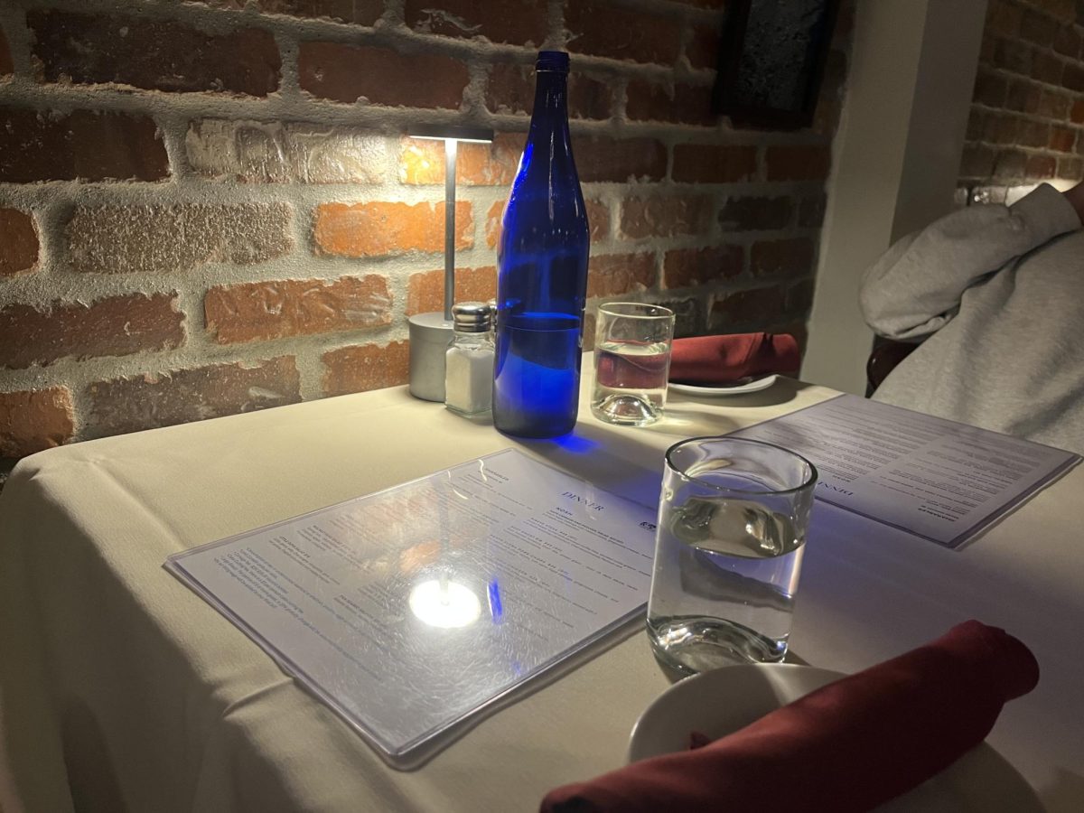 The evening ambiance is one of Farm House's most unique features.