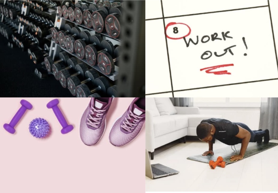 Different ways students can workout to move their bodies.