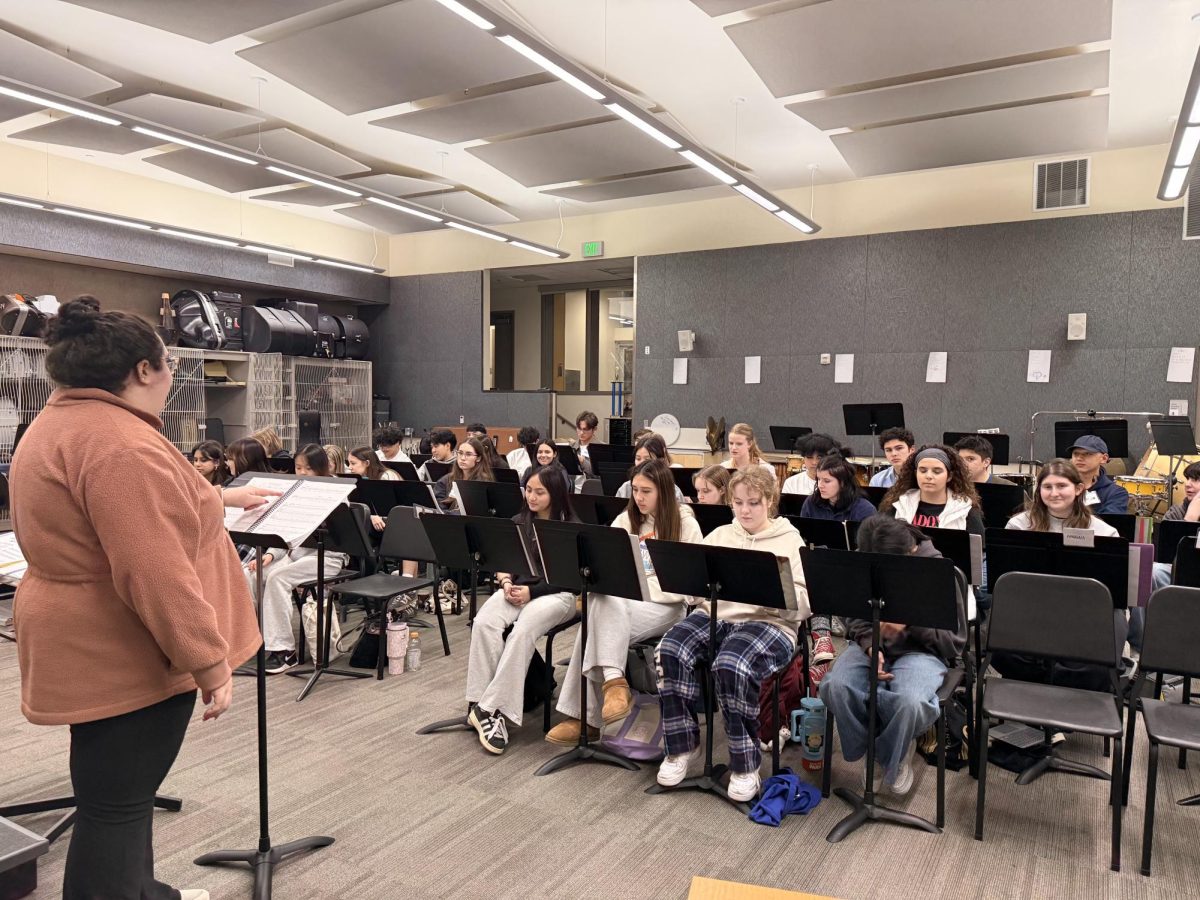 Tri-School productions in one of their vocal rehearsals.
