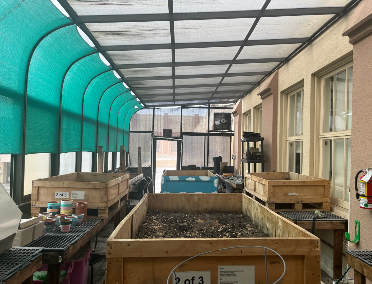 The biology lab and it’s greenhouse are one of the many locations where NDB students can grow and learn more about confident climate literacy.