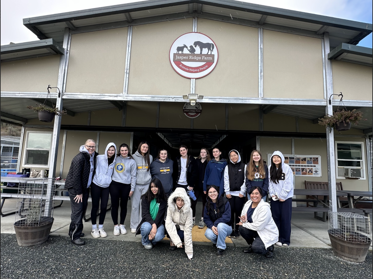 Students were able to volunteer at Jasper Ridge Farm.