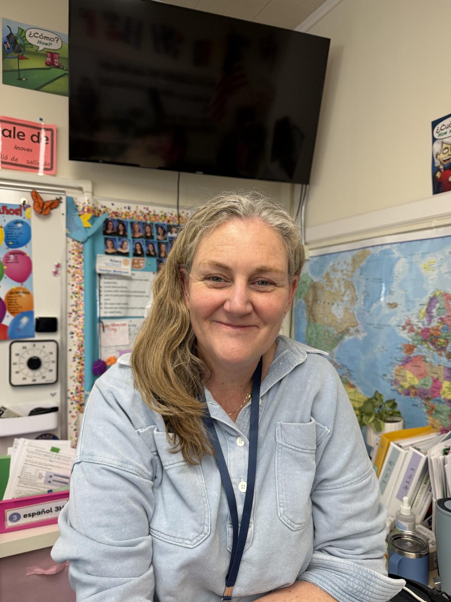 Spanish teacher Kathryn Blanchard who has been at NDB for half a decade values her community.