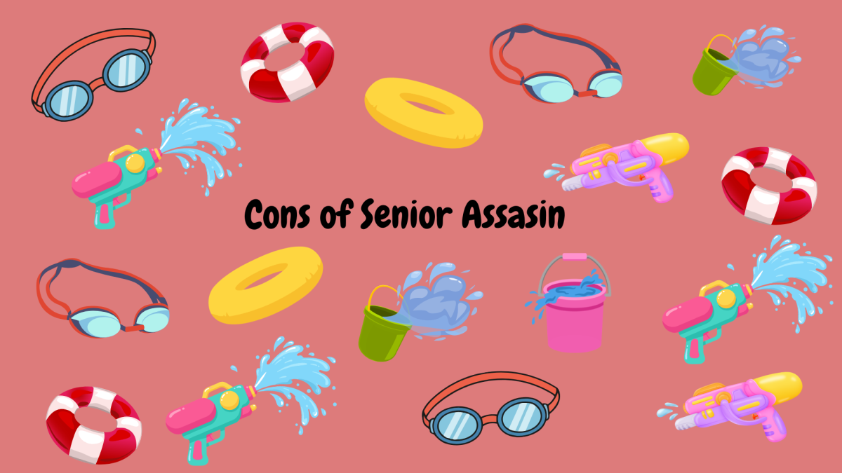Goggles and water guns highlight the risks and stress of senior assassin.