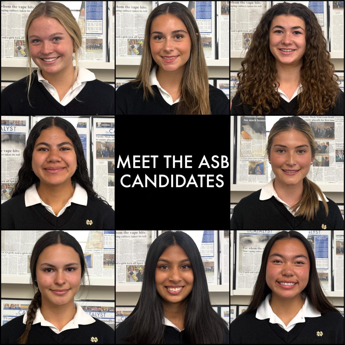 Election Day is coming to NDB. Meet the eight ASB candidates.
